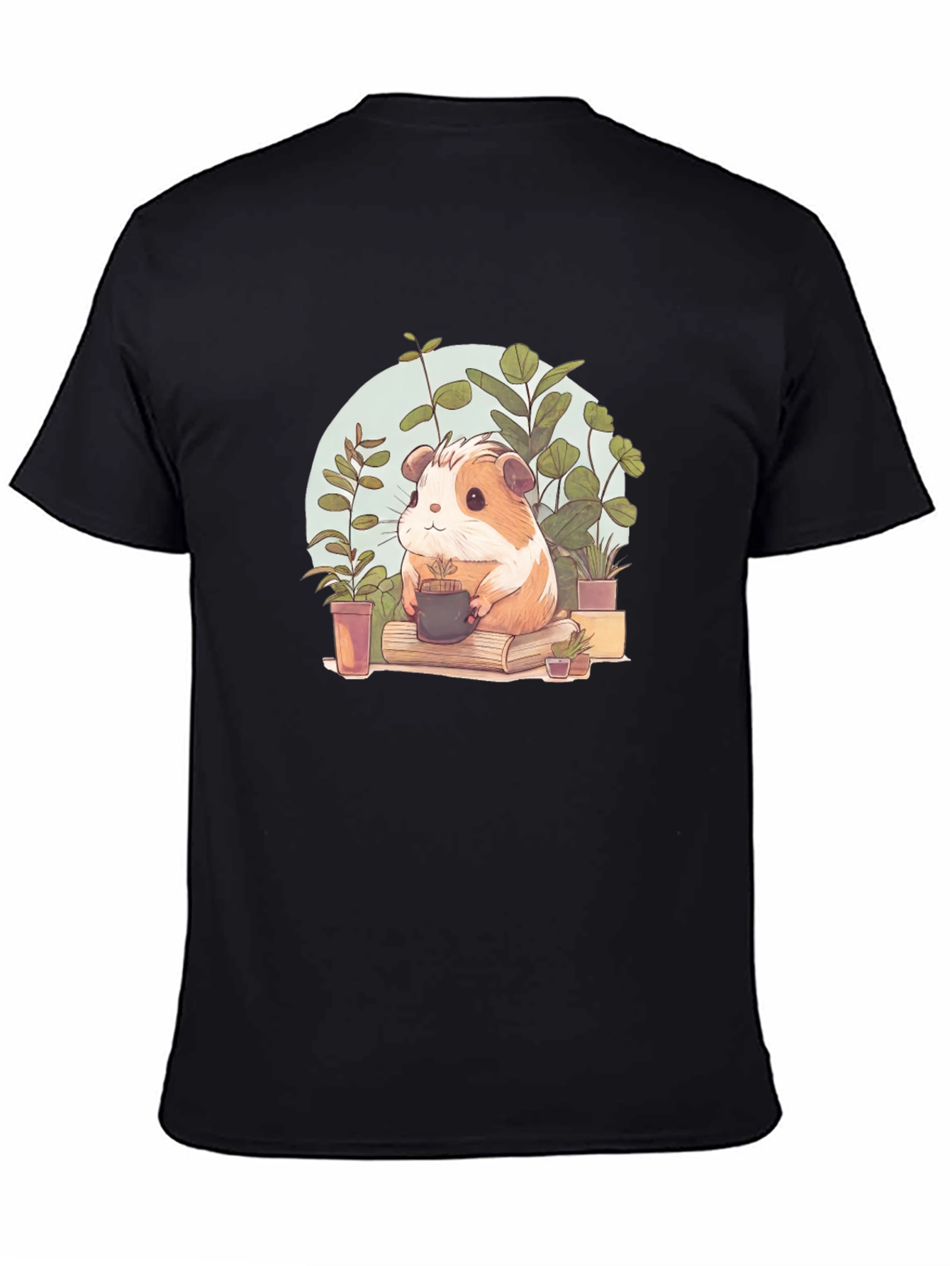 Cute Guinea Pig Gardener Graphic Tee