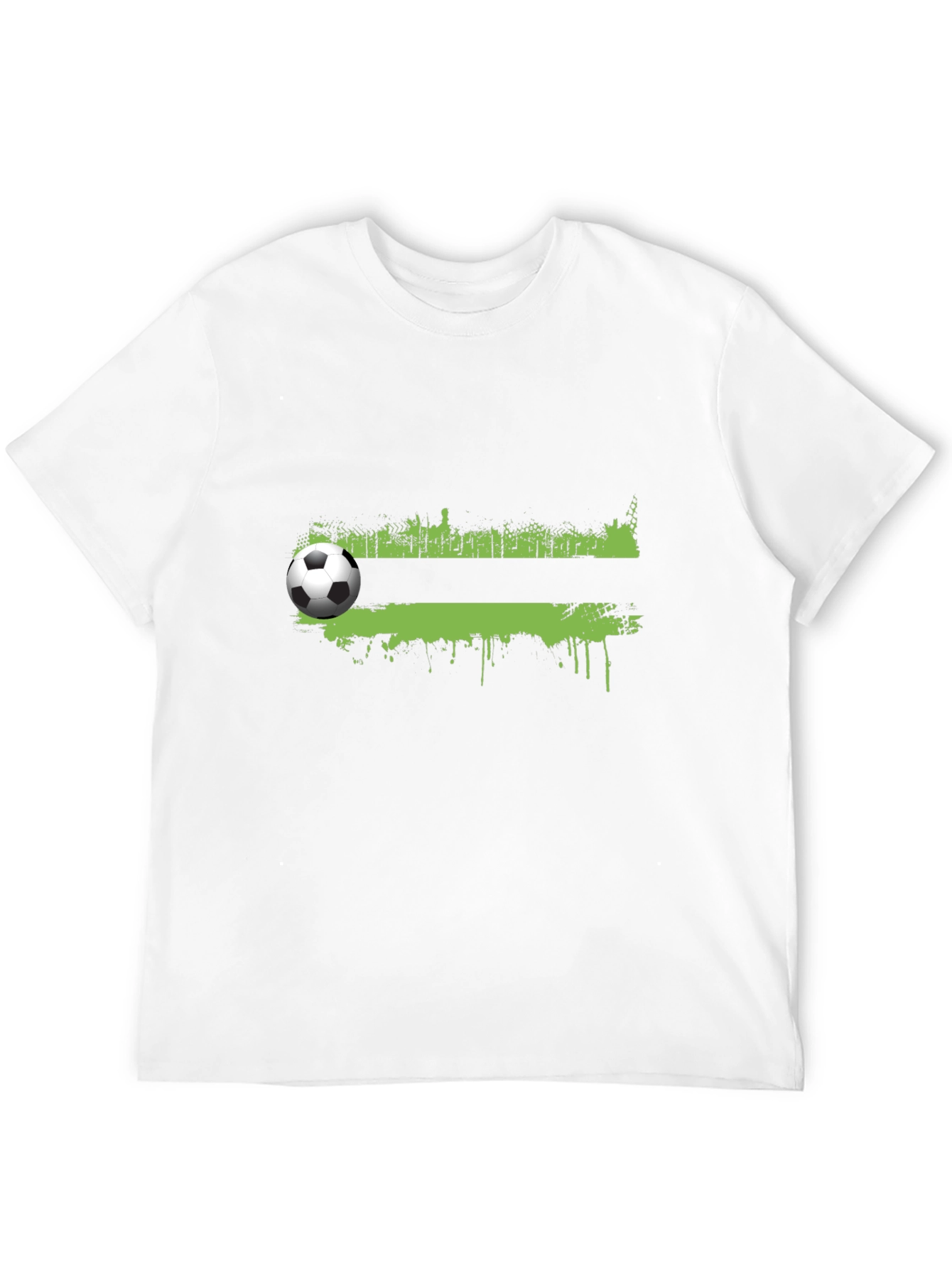 Soccer Ball Graphic Tee - Black
