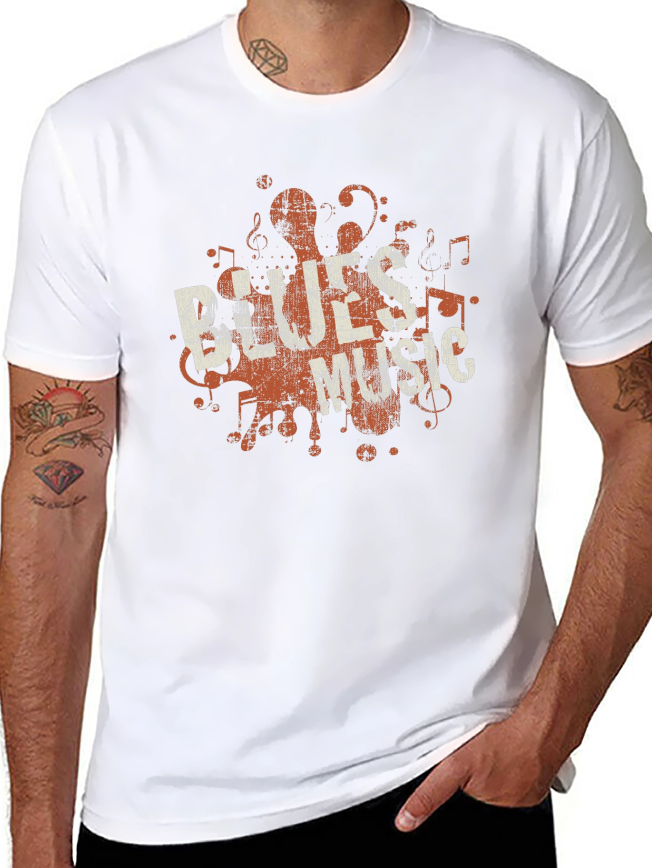 Blues Music Graphic T-Shirt