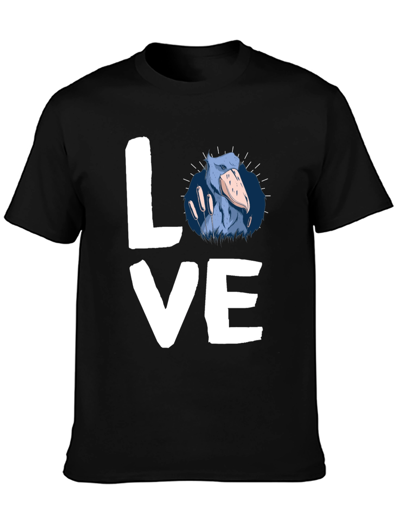 Shoebill Stork LOVE Graphic T-Shirt