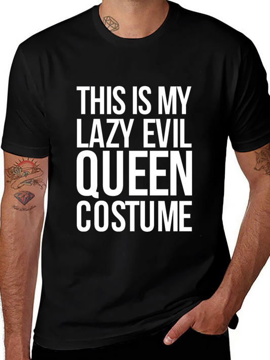 Lazy Evil Queen Costume Graphic T-Shirt