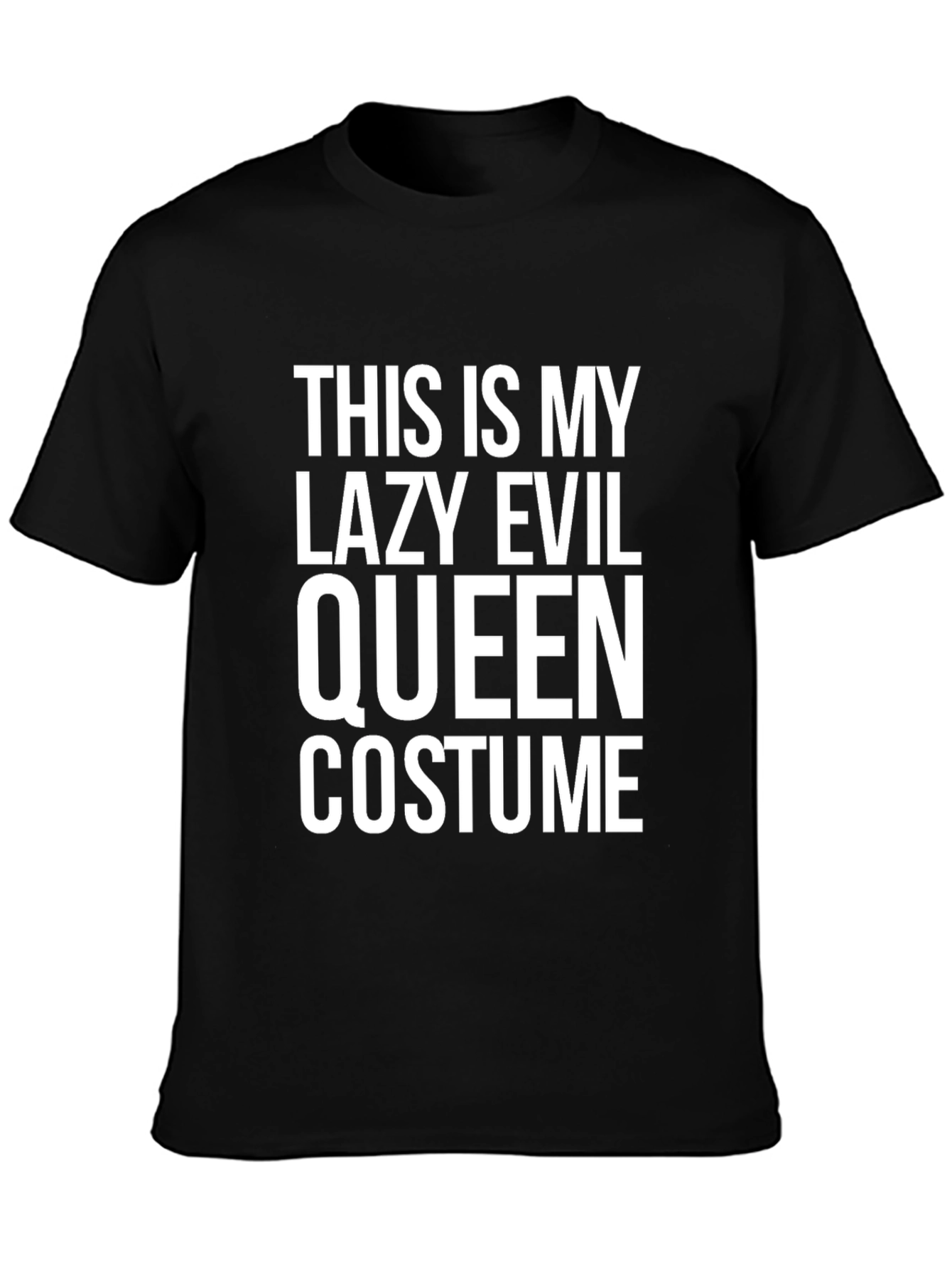 Lazy Evil Queen Costume Graphic T-Shirt