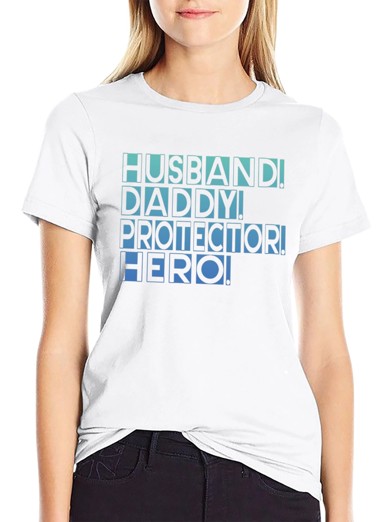 Husband Daddy Protector Hero T-Shirt