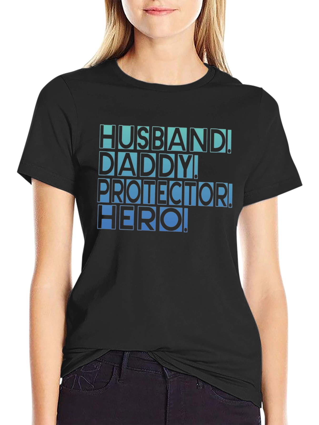 Husband Daddy Protector Hero T-Shirt