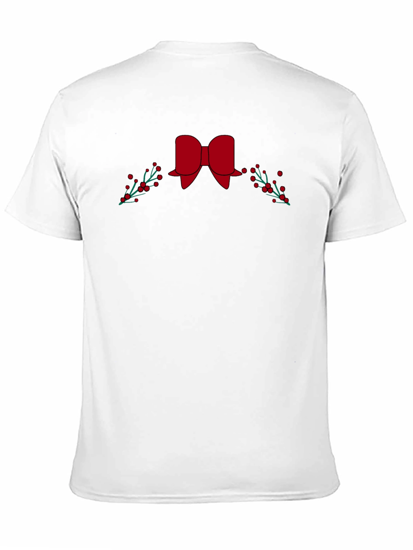Festive Bow & Berries Graphic Tee