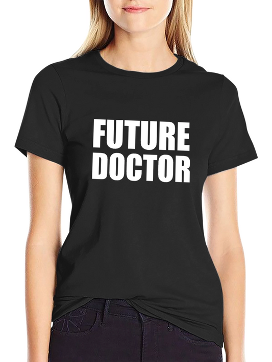Future Doctor Black T-Shirt - Medical Student Gift