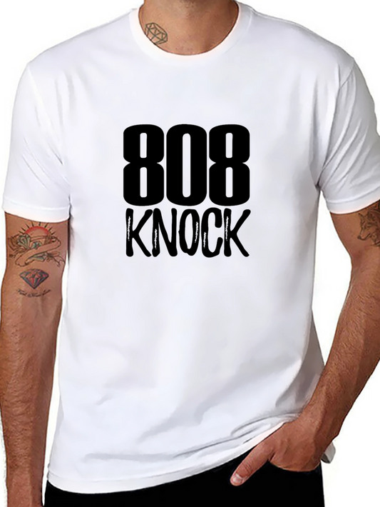 808 Knock Graphic Tee - Bold Black T-Shirt