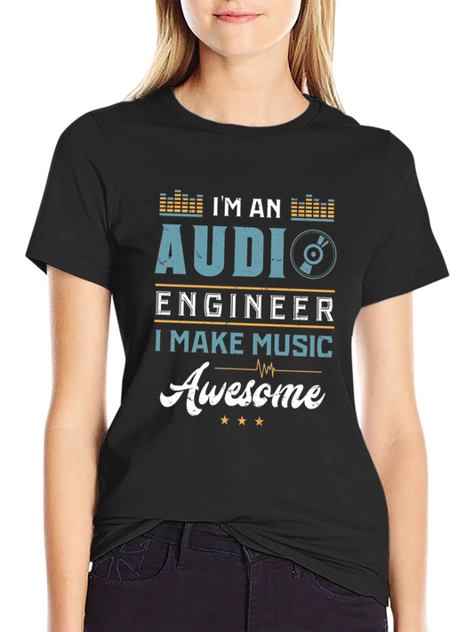 Audi Engineer Music T-Shirt - Awesome Graphic Tee