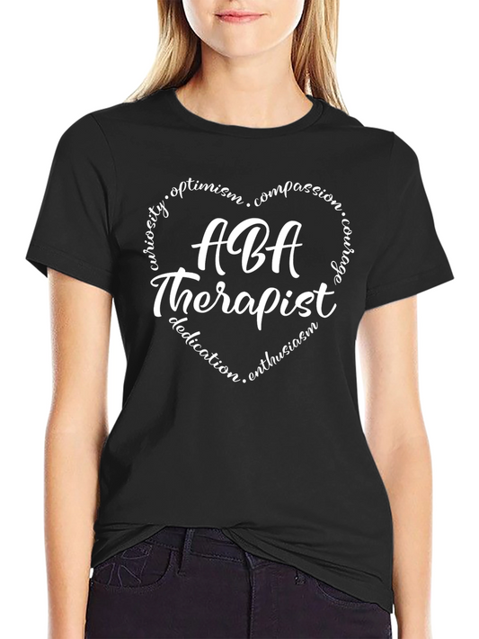ABA Therapist Heart T-Shirt