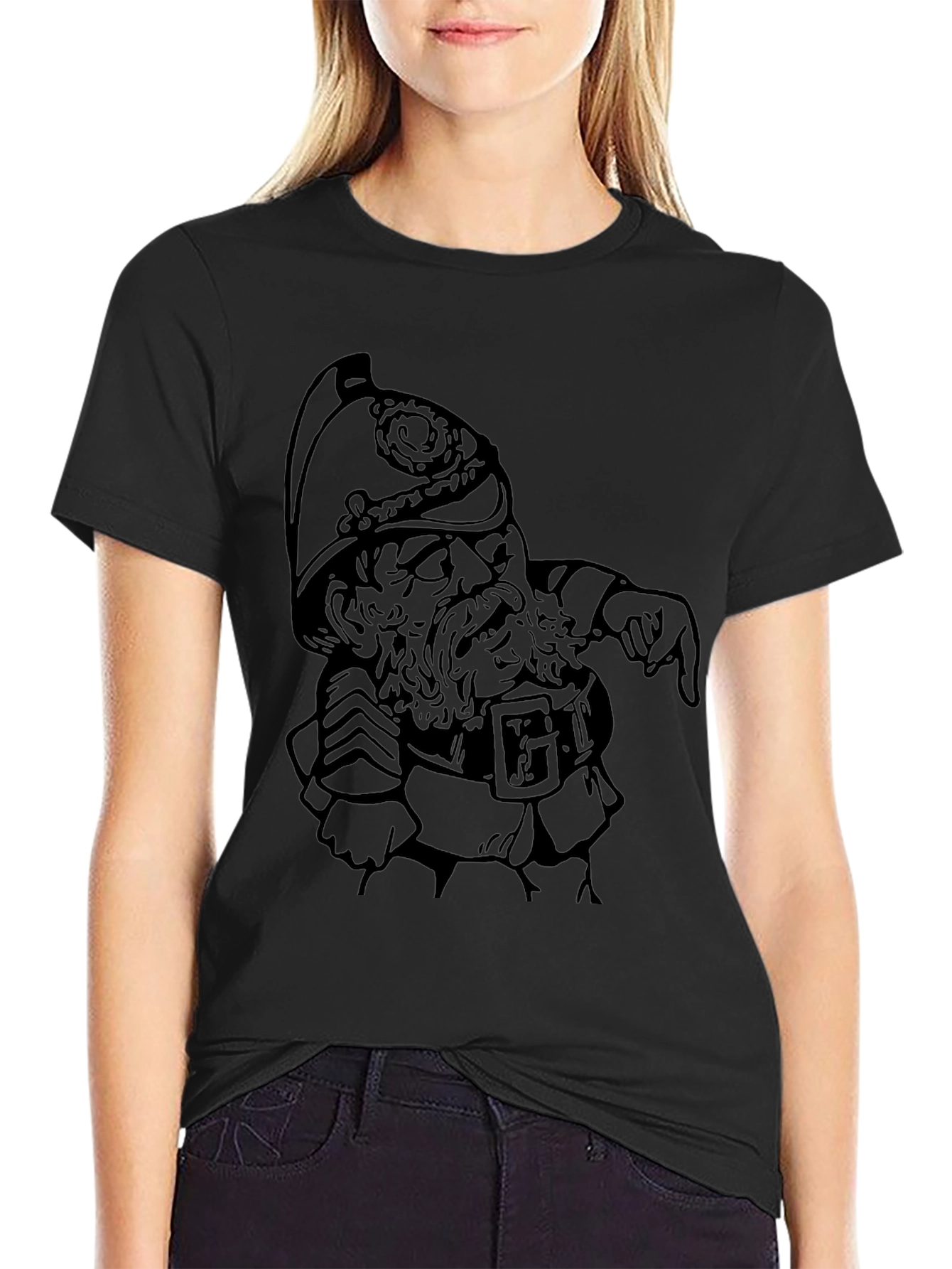 Grumpy Old Prospector Graphic Tee - Black