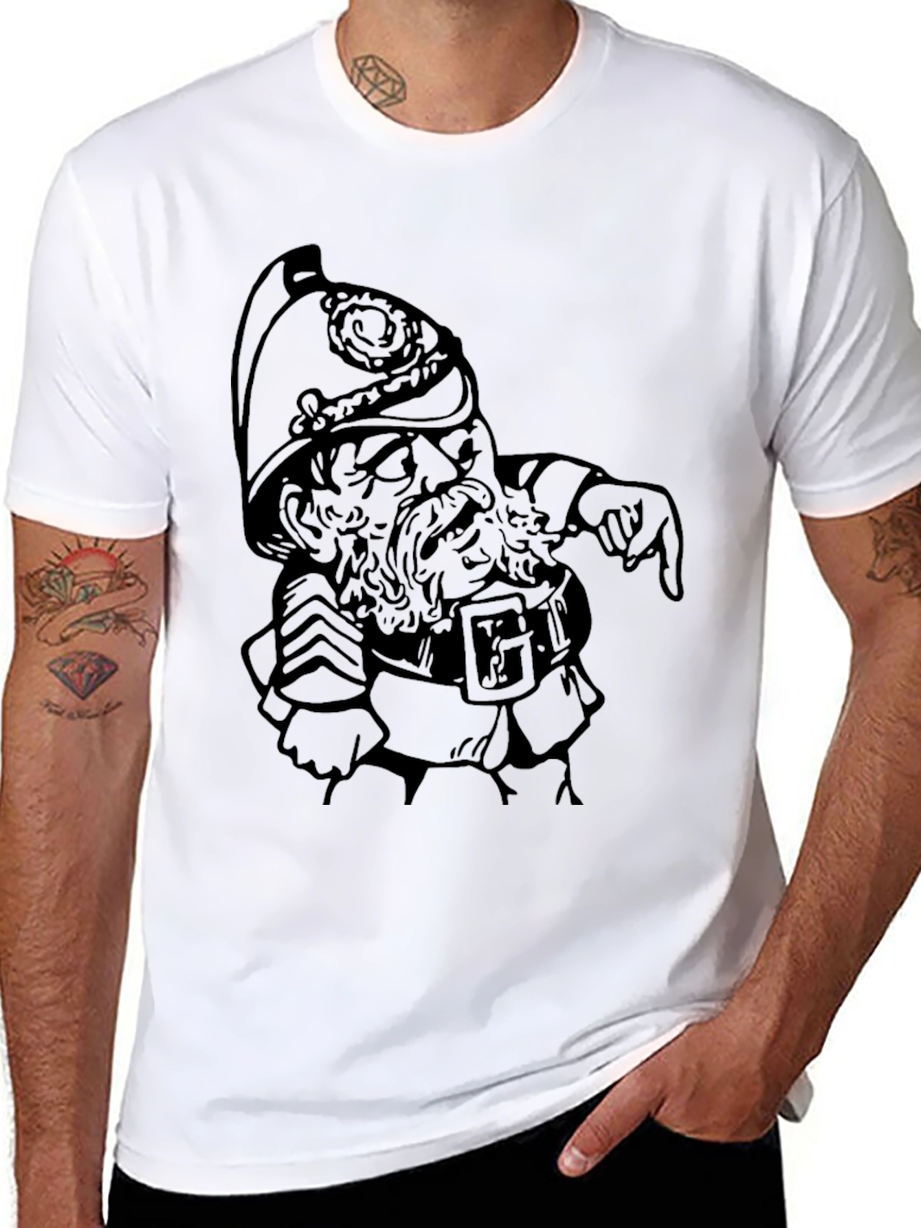 Grumpy Old Prospector Graphic Tee - Black