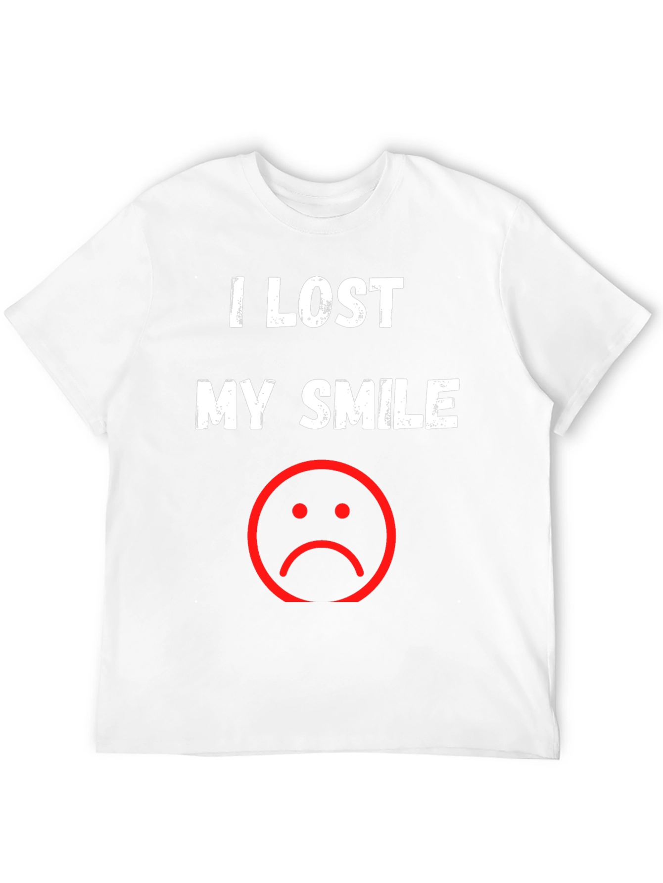 I Lost My Smile T-Shirt - Black Graphic Tee