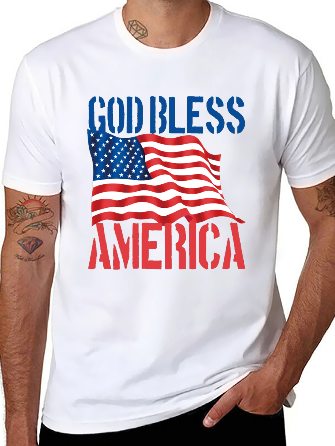God Bless America Graphic T-Shirt