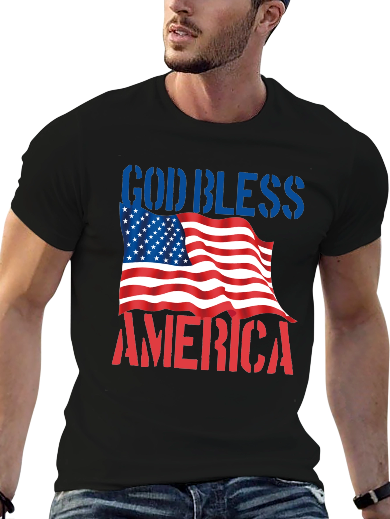 God Bless America Graphic T-Shirt