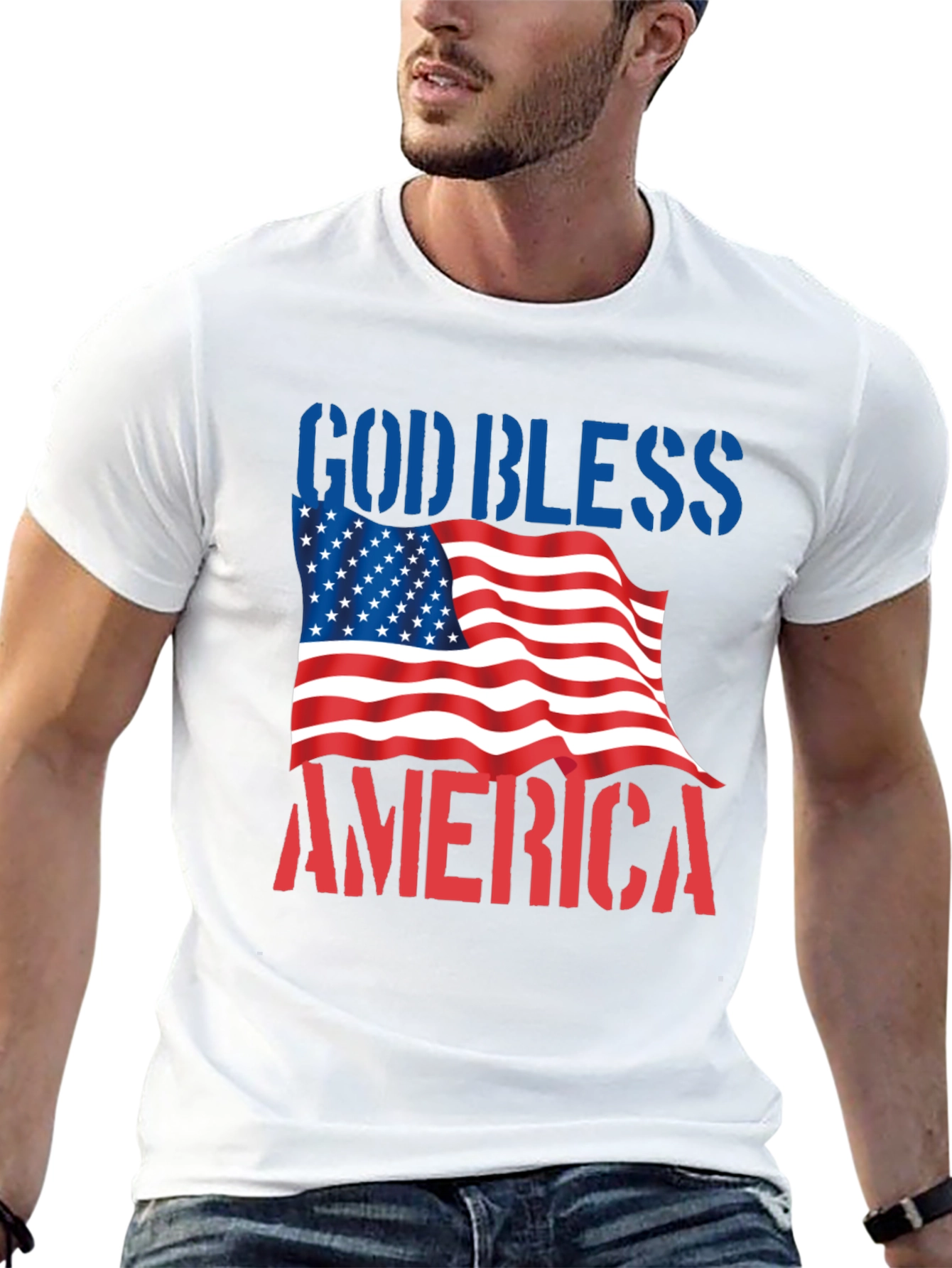 God Bless America Graphic T-Shirt