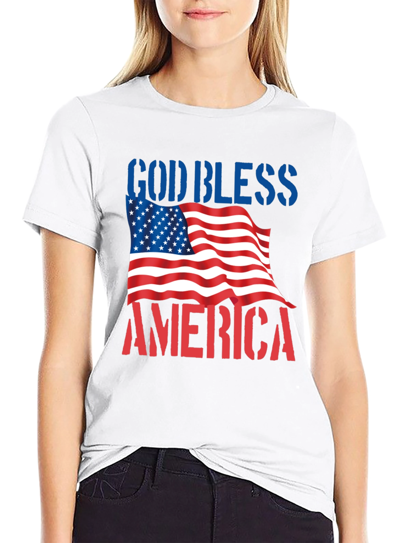 God Bless America Graphic T-Shirt