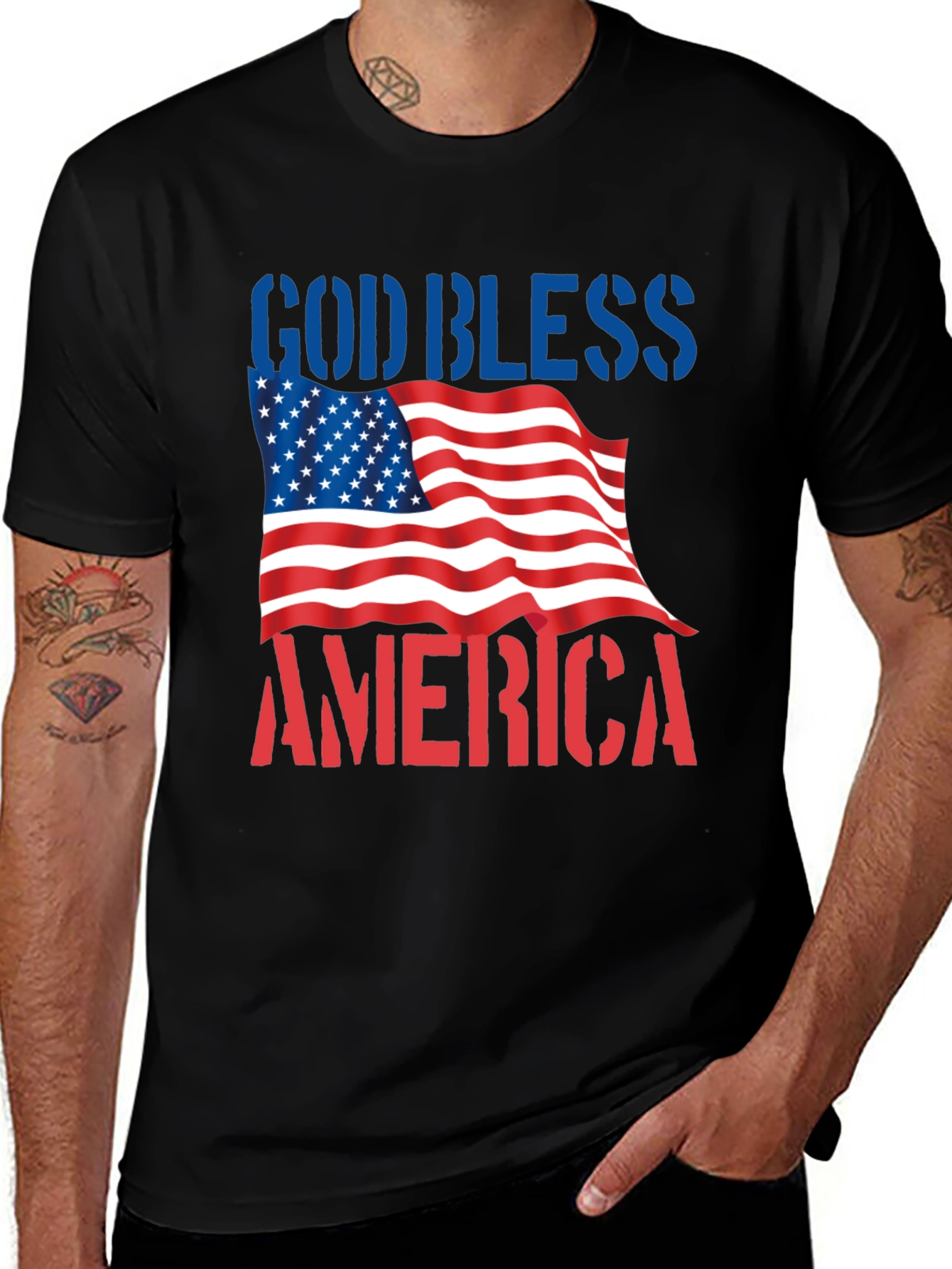 God Bless America Graphic T-Shirt