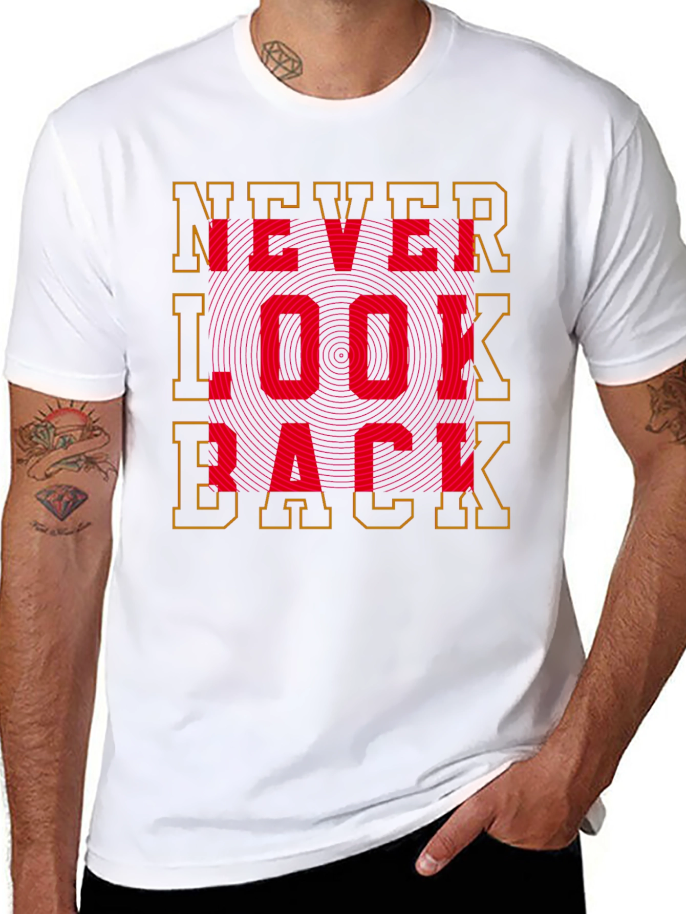 Never Look Back Graphic Tee