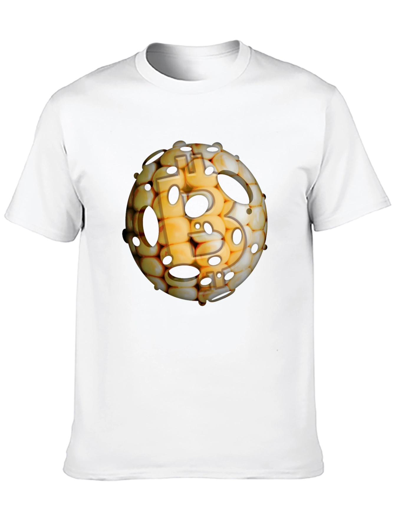 Bitcoin Sphere Black T-Shirt - Crypto Design