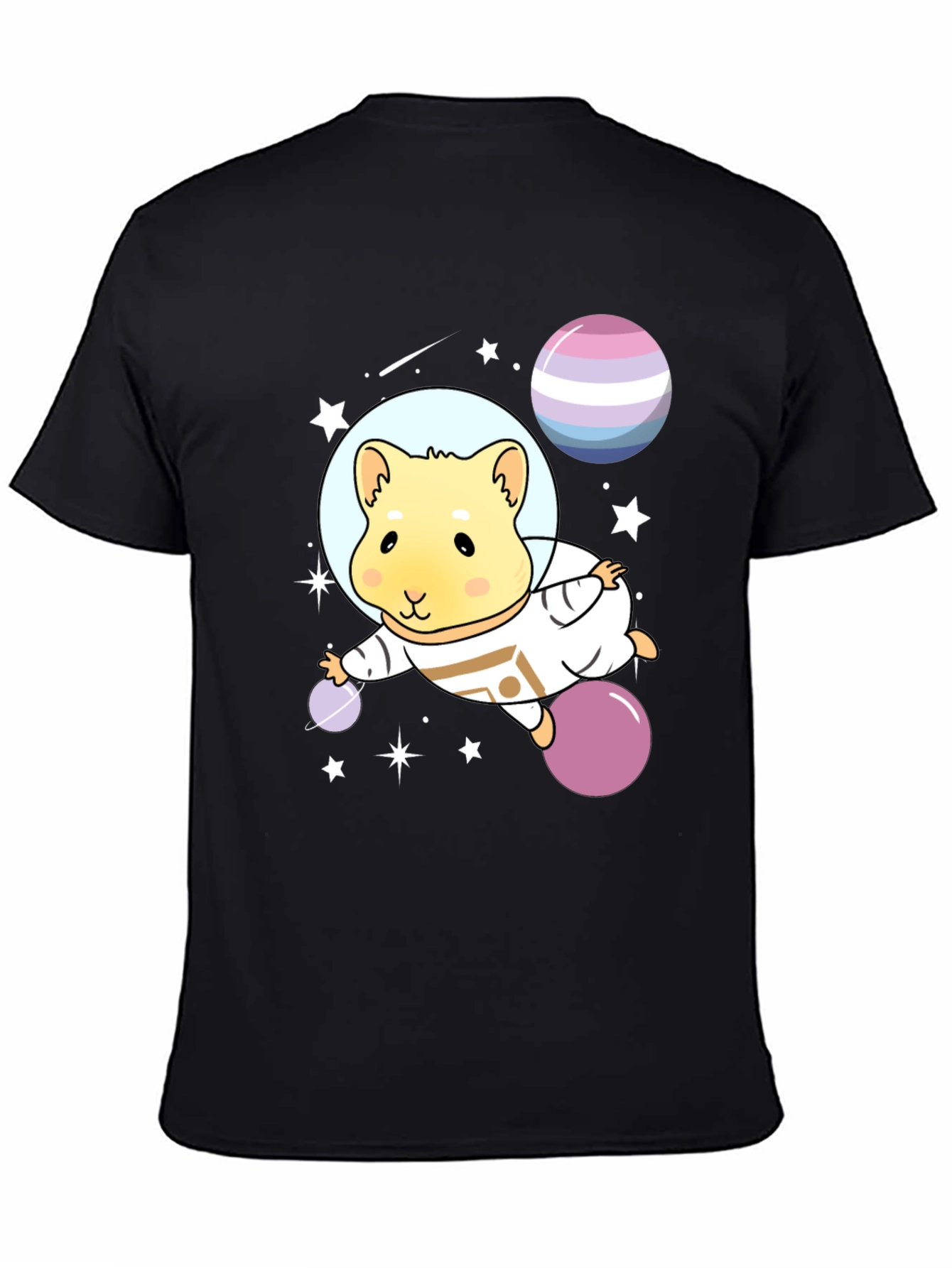 Astronaut Hamster Graphic Tee