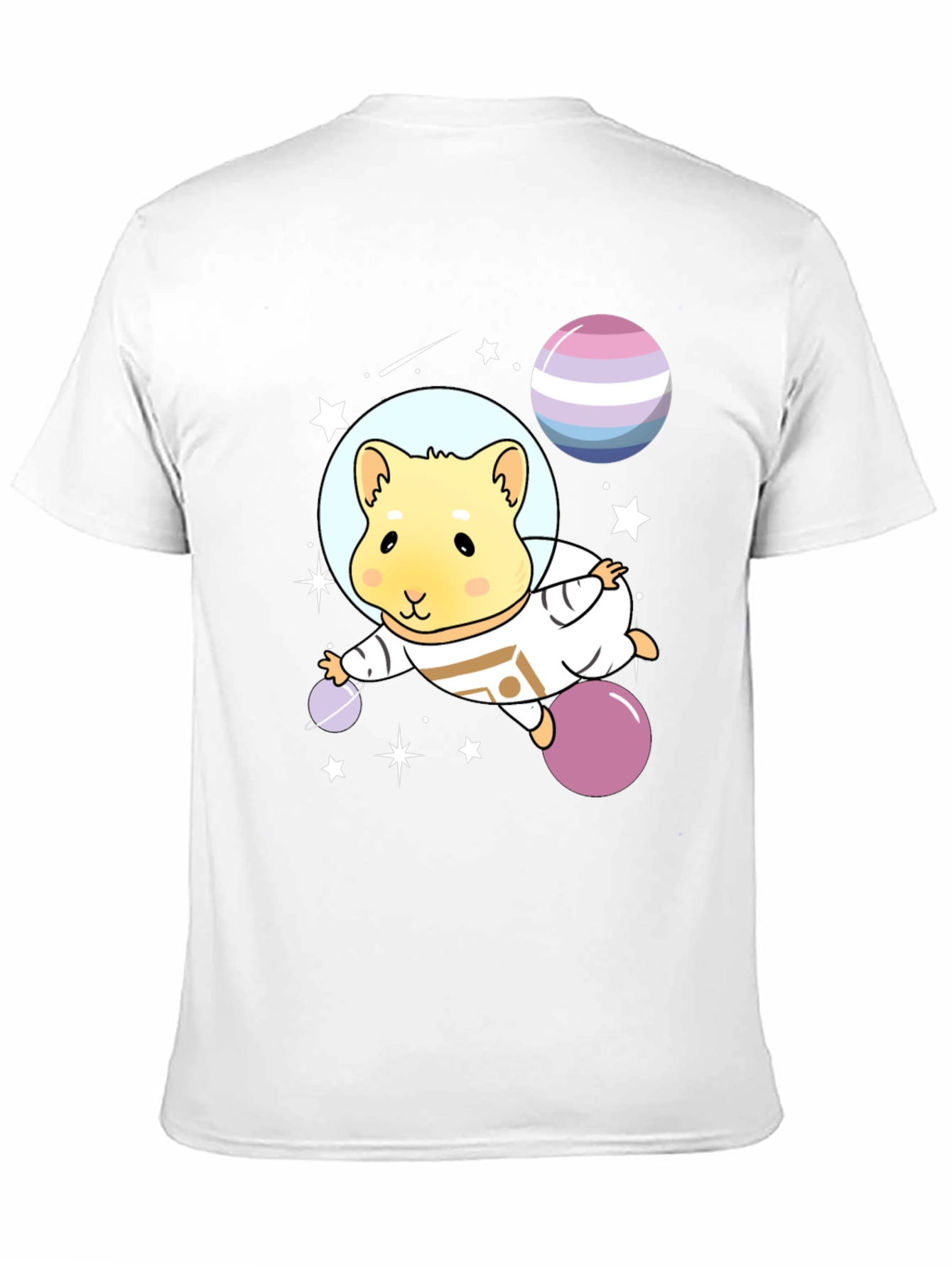 Astronaut Hamster Graphic Tee