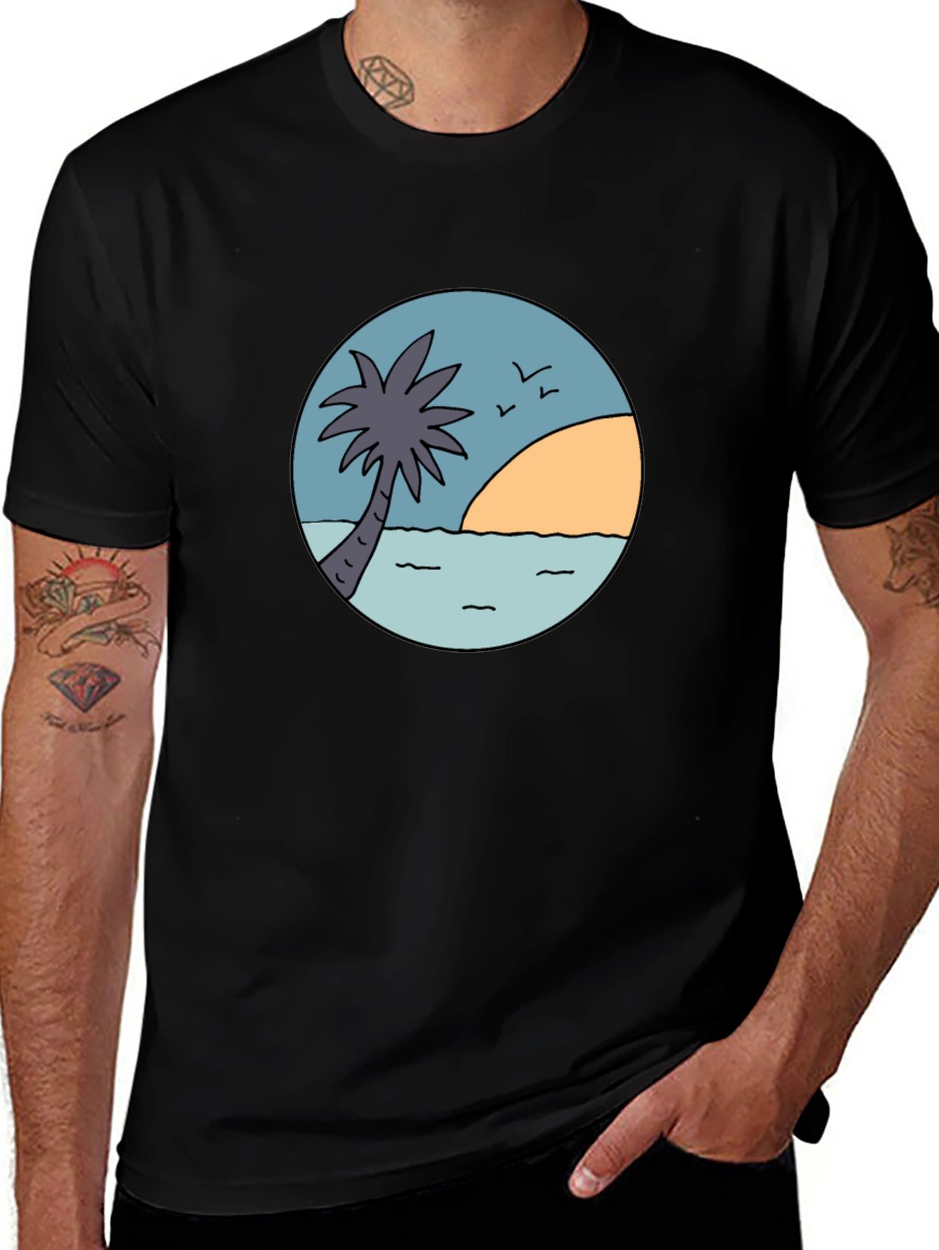Tropical Beach T-Shirt