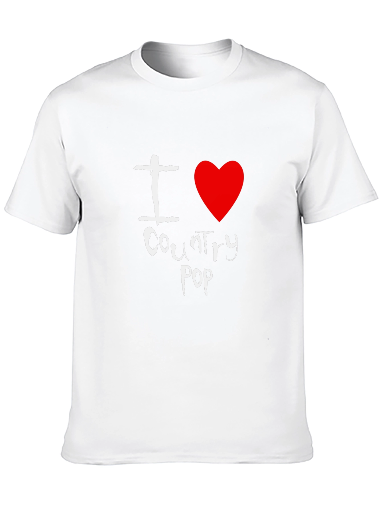 I Heart Country Pop Black T-Shirt