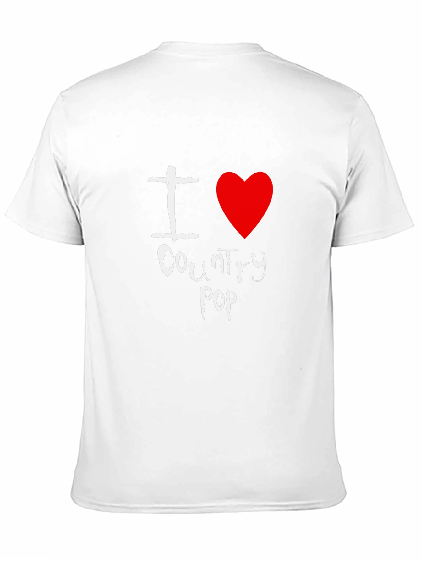 I Heart Country Pop Black T-Shirt