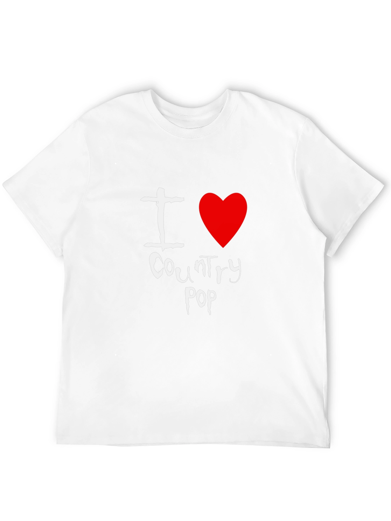 I Heart Country Pop Black T-Shirt