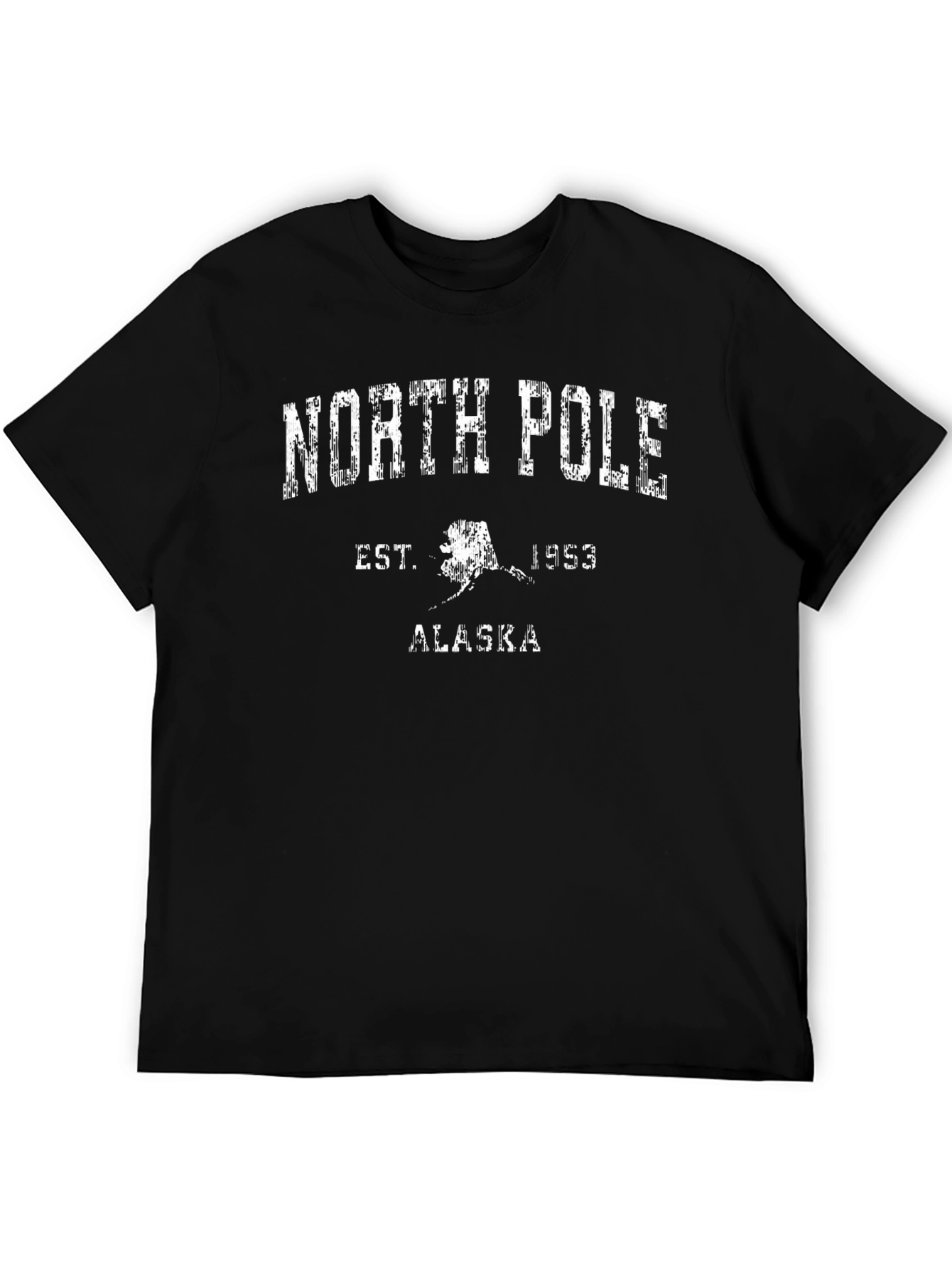 North Pole Alaska Est. 1953 Graphic T-Shirt