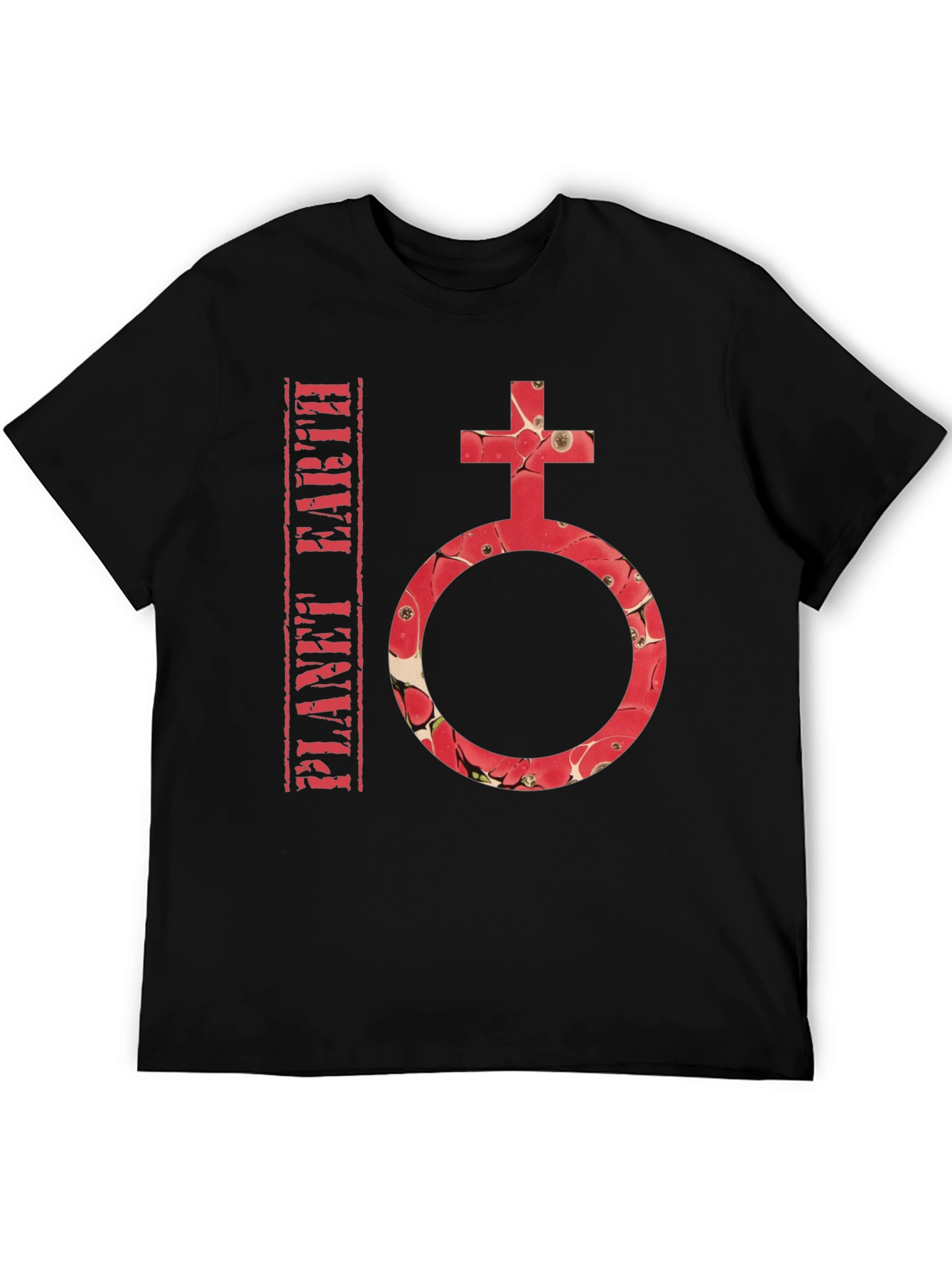 Planet Earth Symbol T-Shirt - Stylish Graphic Tee
