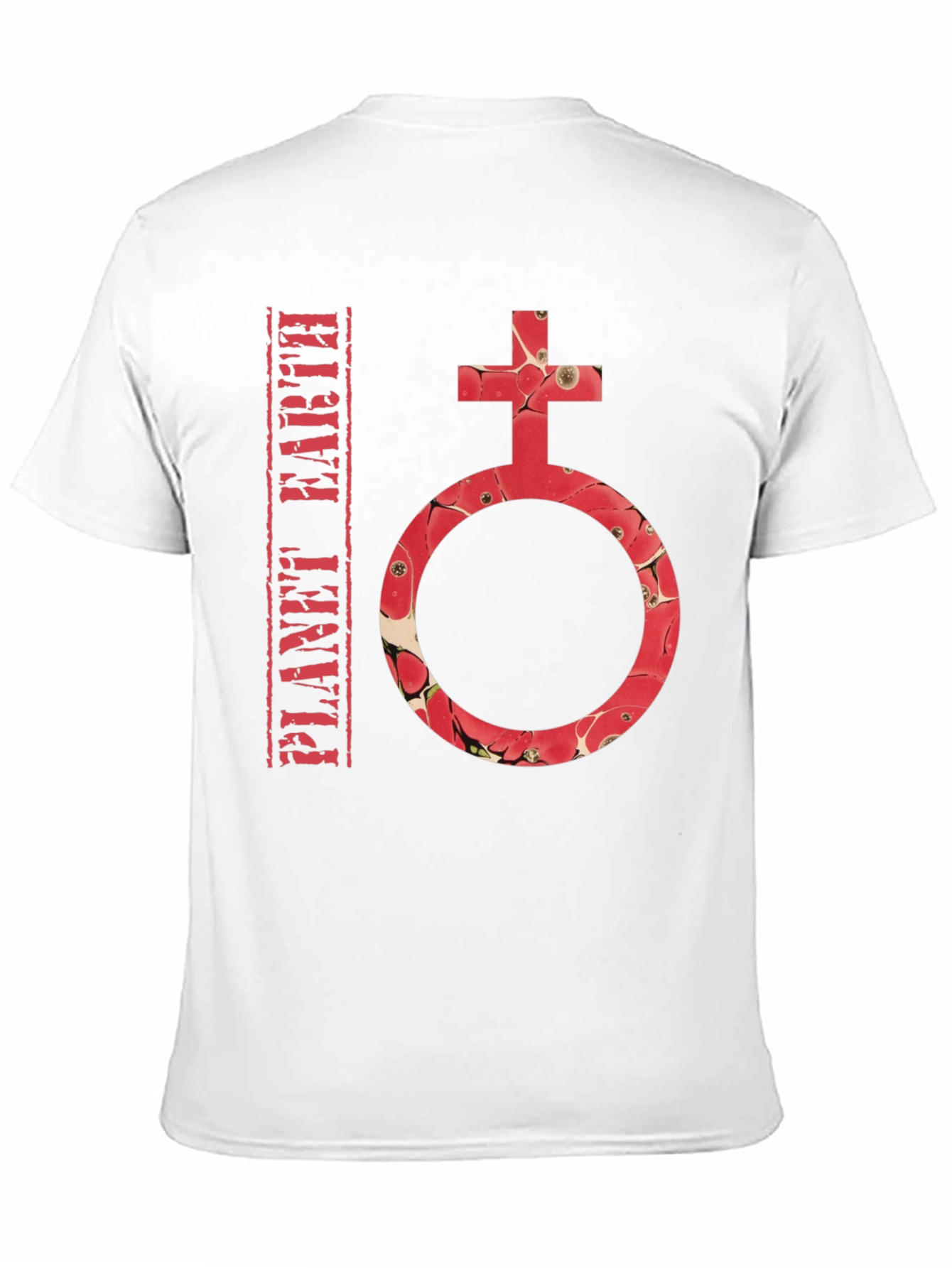 Planet Earth Symbol T-Shirt - Stylish Graphic Tee