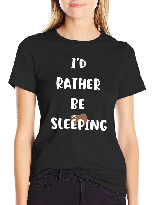 Id Rather Be Sleeping Sloth T-Shirt