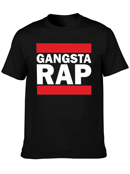 Gangsta Rap Graphic T-Shirt Hip Hop Tee