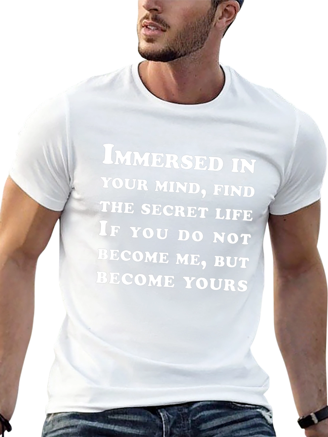 Immersed In Your Mind Black T-Shirt