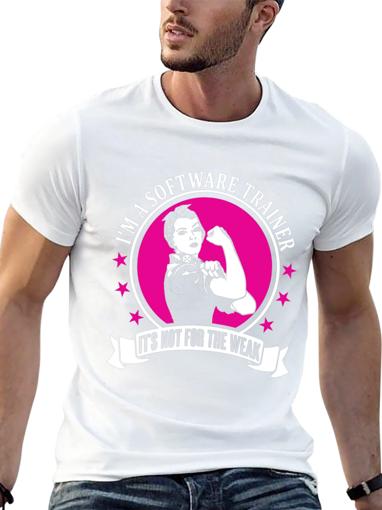 Software Trainer T-Shirt - Strong Woman Design