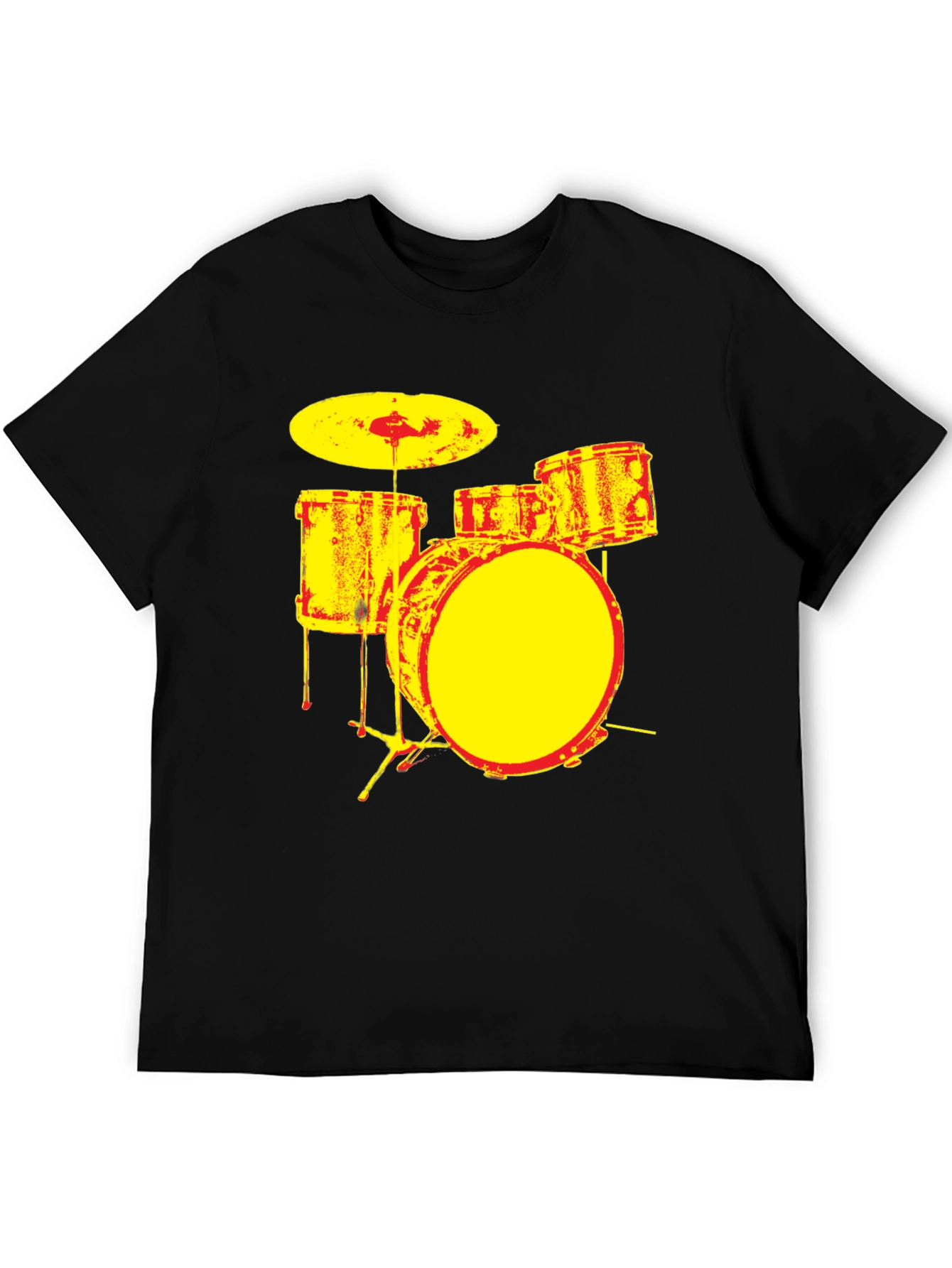 Drum Set Graphic Tee - Band T-Shirt