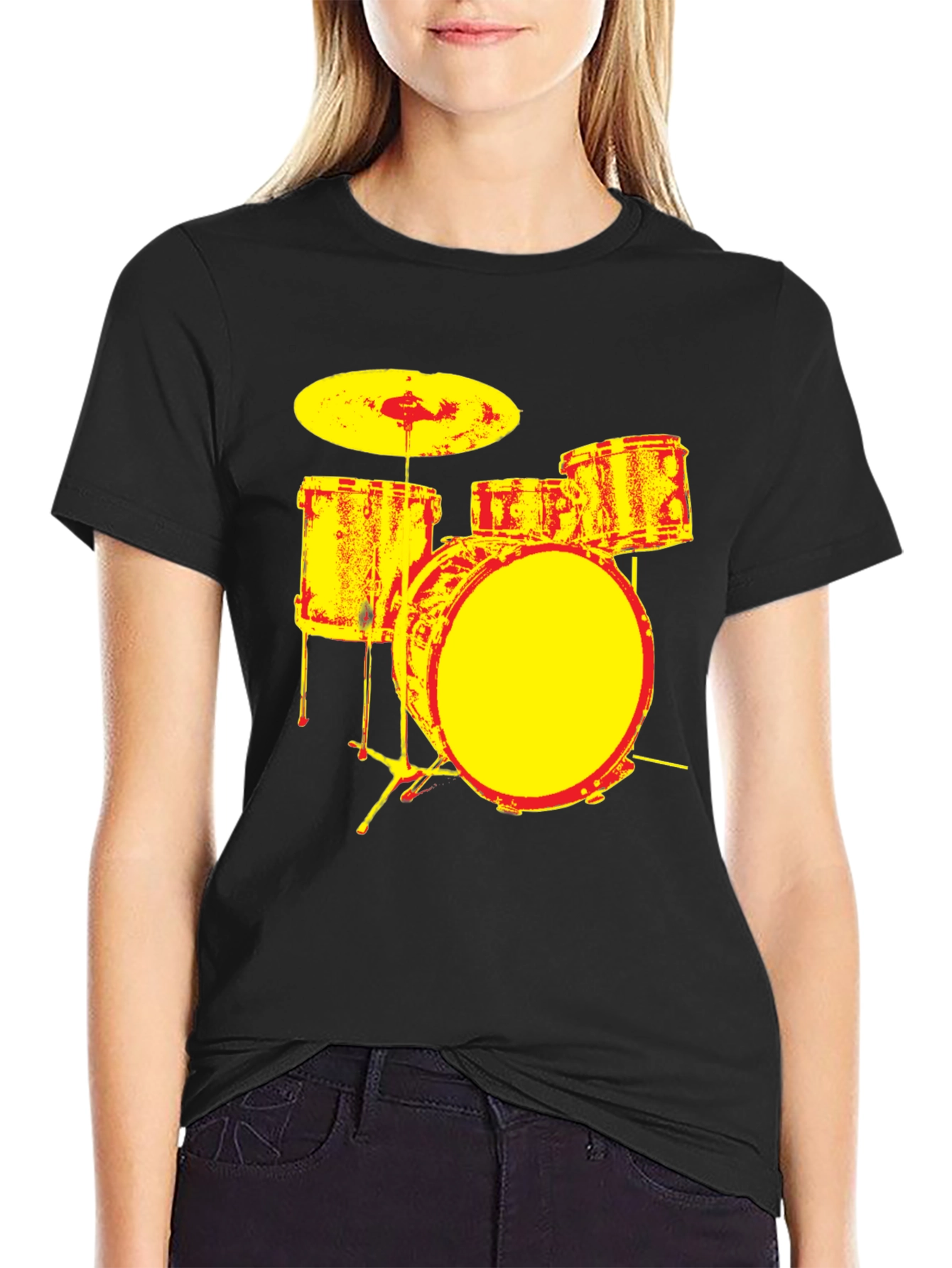 Drum Set Graphic Tee - Band T-Shirt