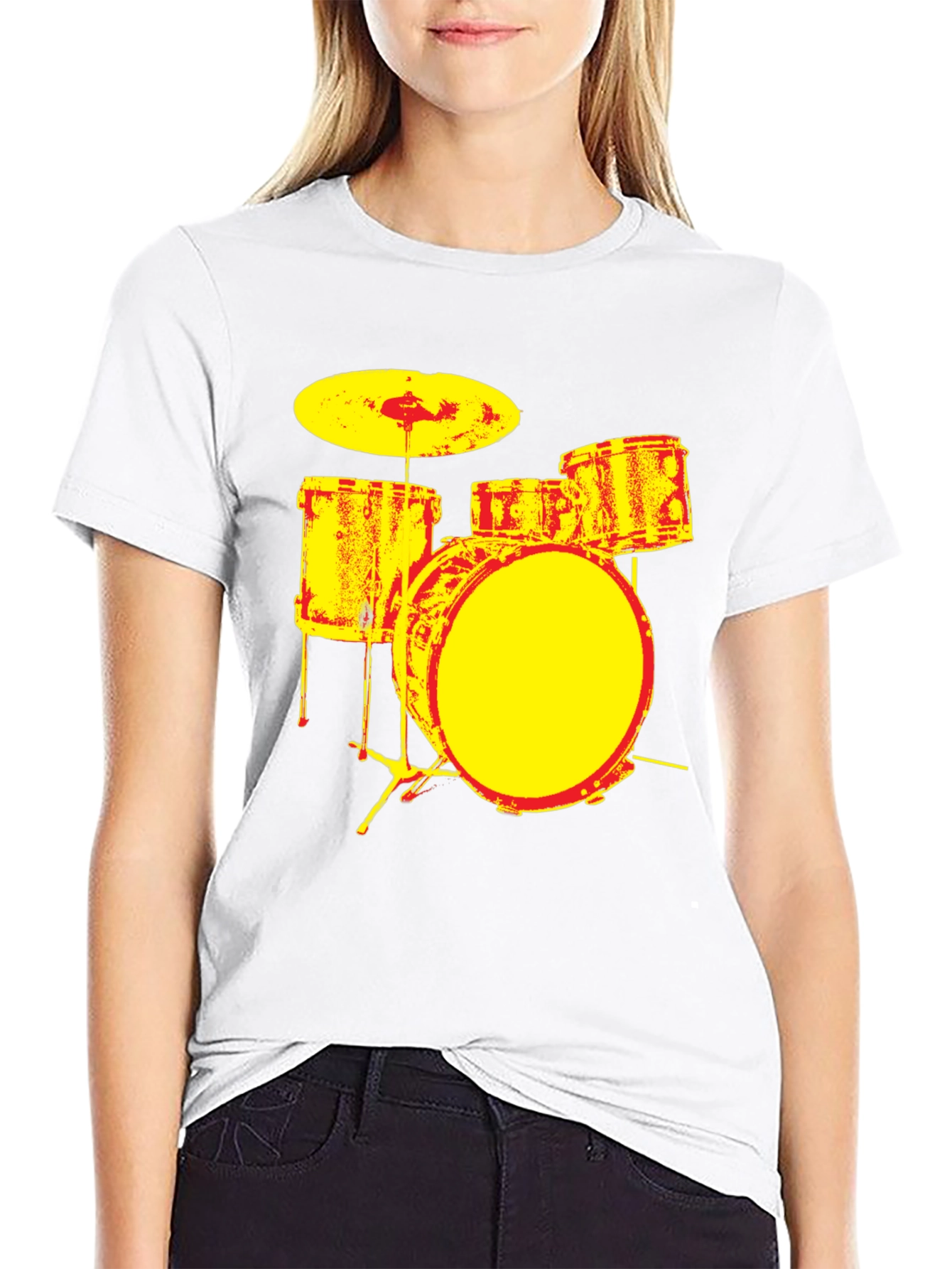 Drum Set Graphic Tee - Band T-Shirt