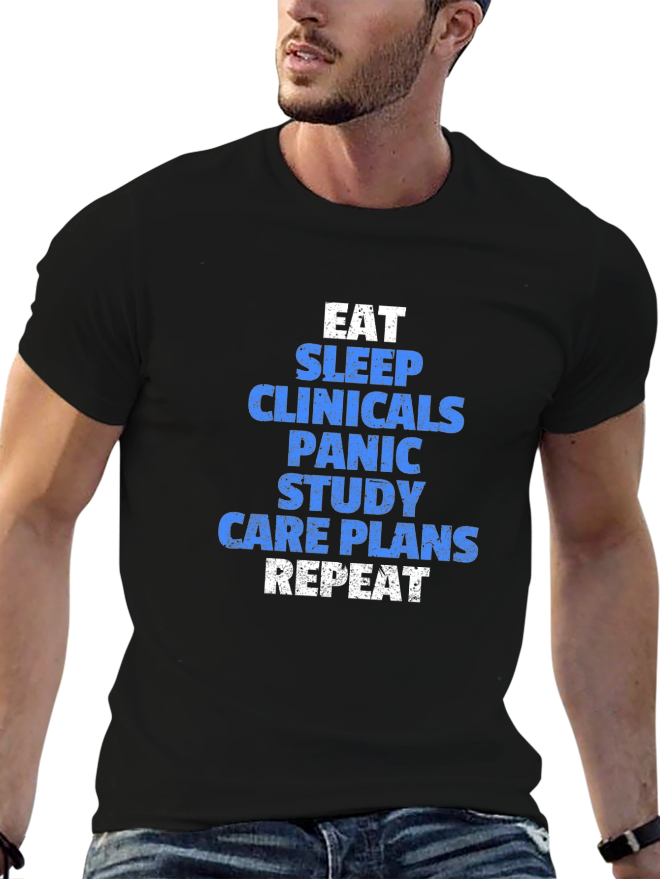 Eat Sleep Clinicals Funny Nursing T-Shirt