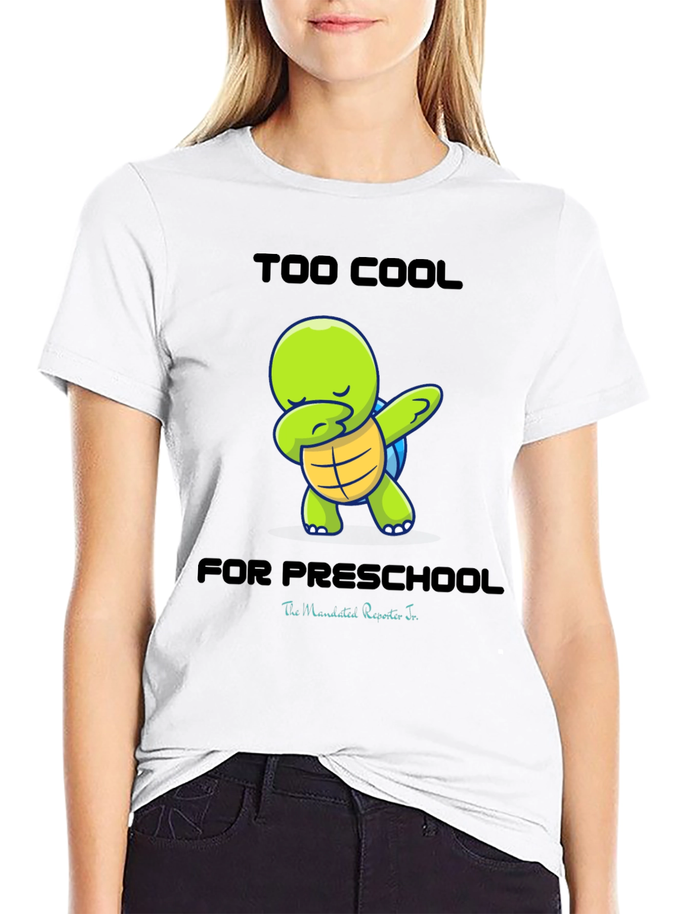 Too Cool for Preschool Turtle Dab T-Shirt
