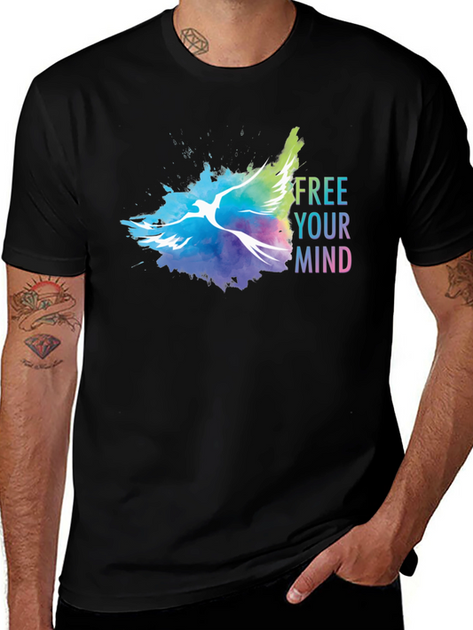 Free Your Mind Graphic Tee - Stylish Comfort