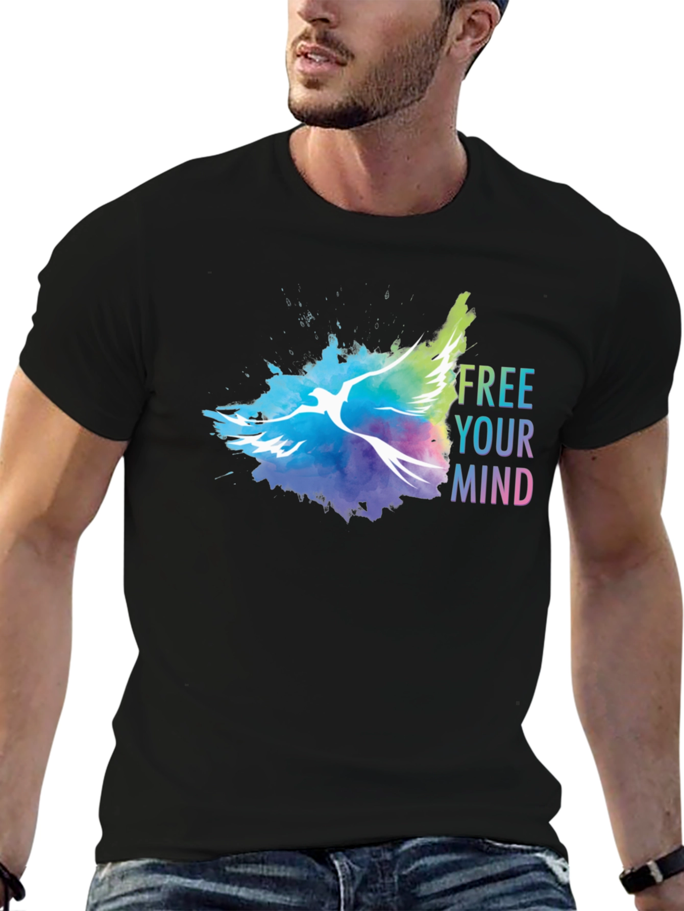 Free Your Mind Graphic Tee - Stylish Comfort