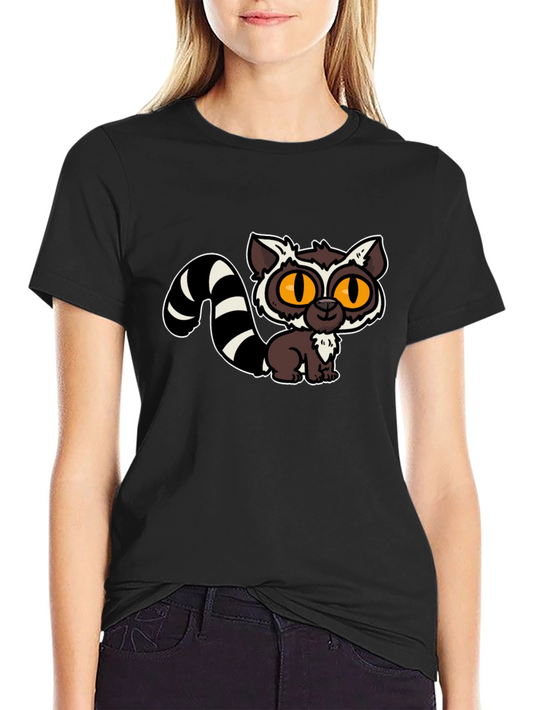 Cute Lemur Cartoon Graphic Tee