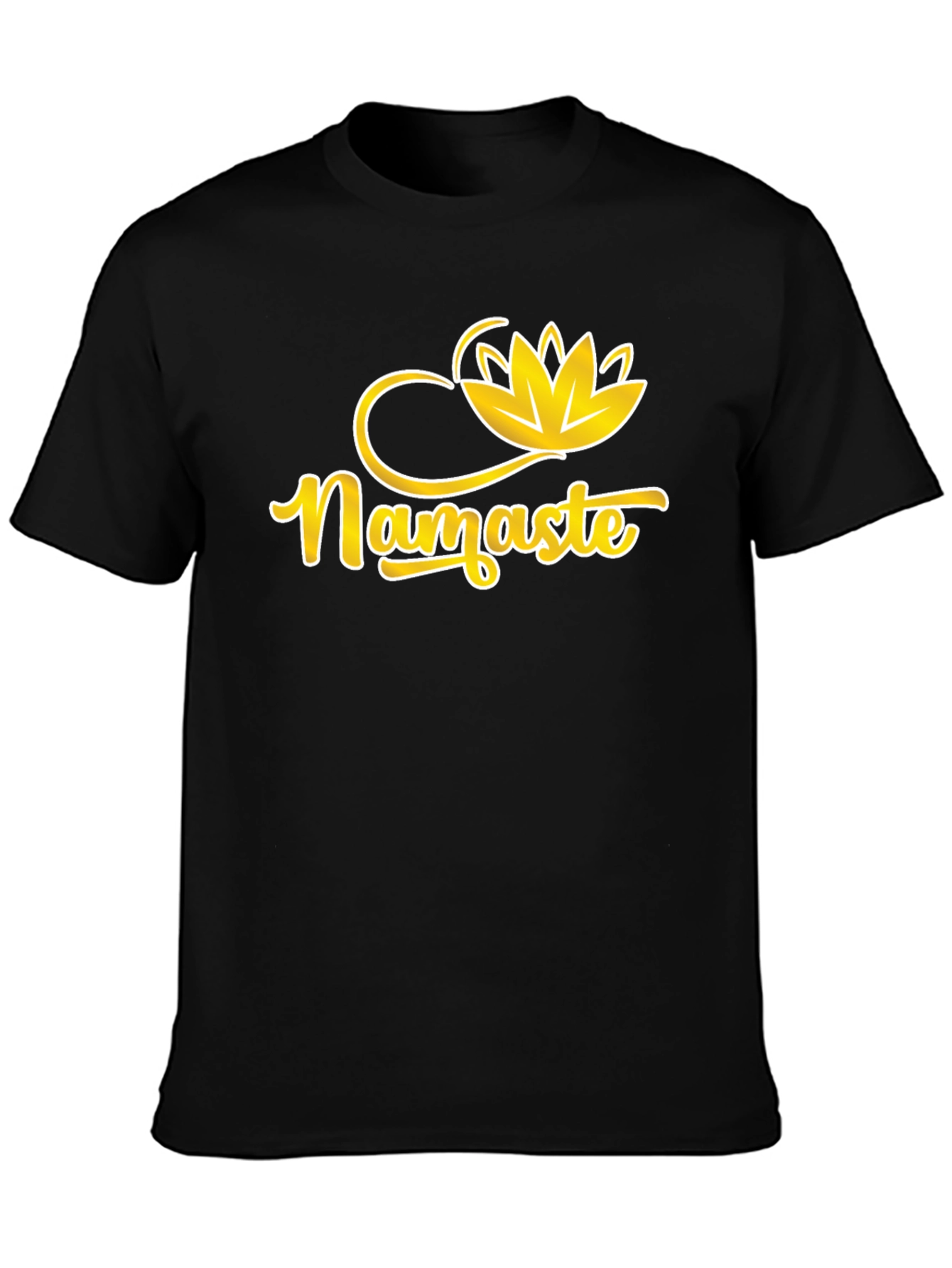 Namaste Lotus Graphic Tee - Soft Cotton