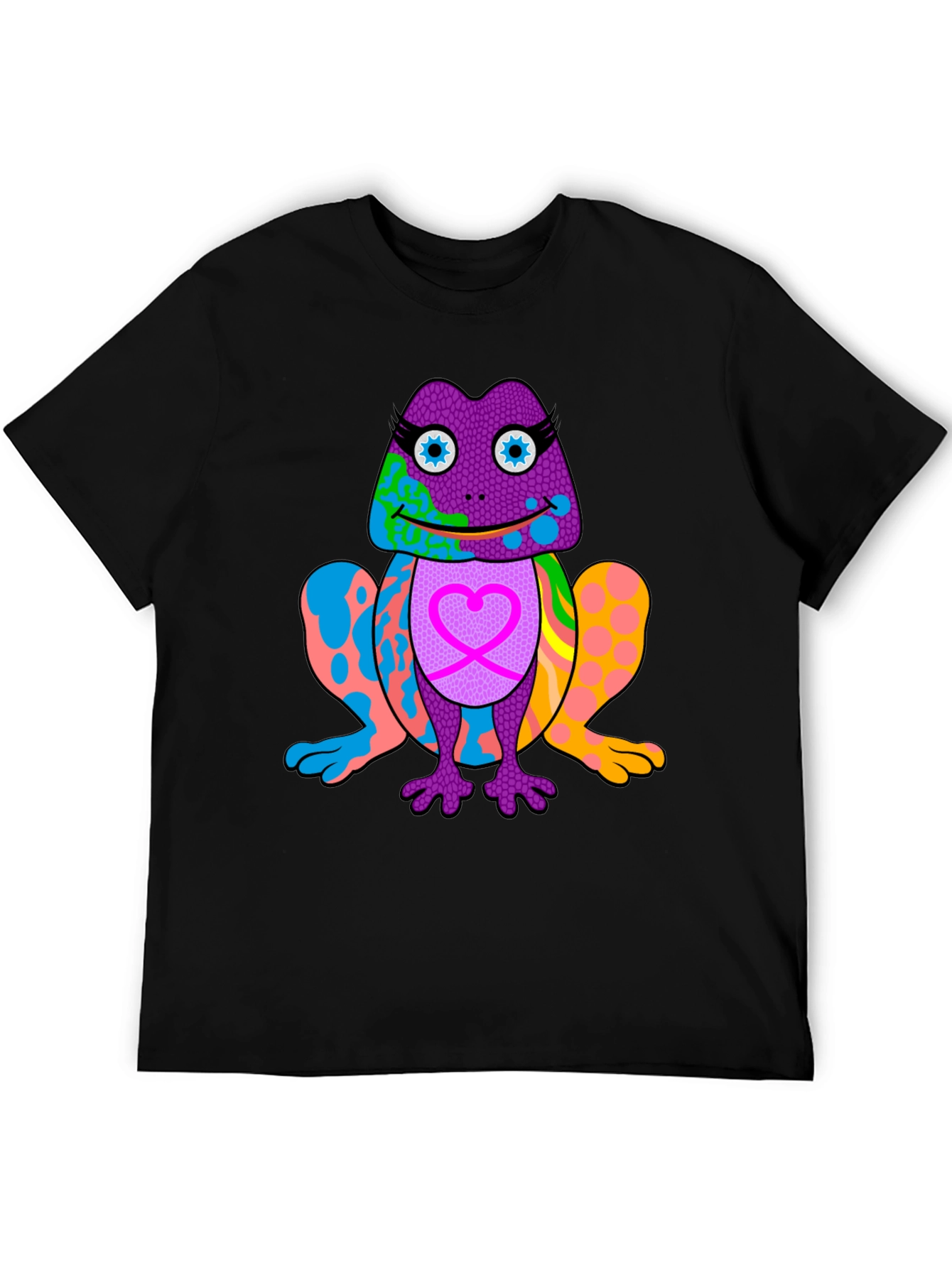 Funky Frog Graphic Tee - Vibrant & Unique Design