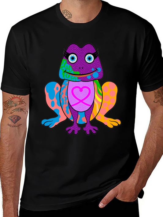 Funky Frog Graphic Tee - Vibrant & Unique Design