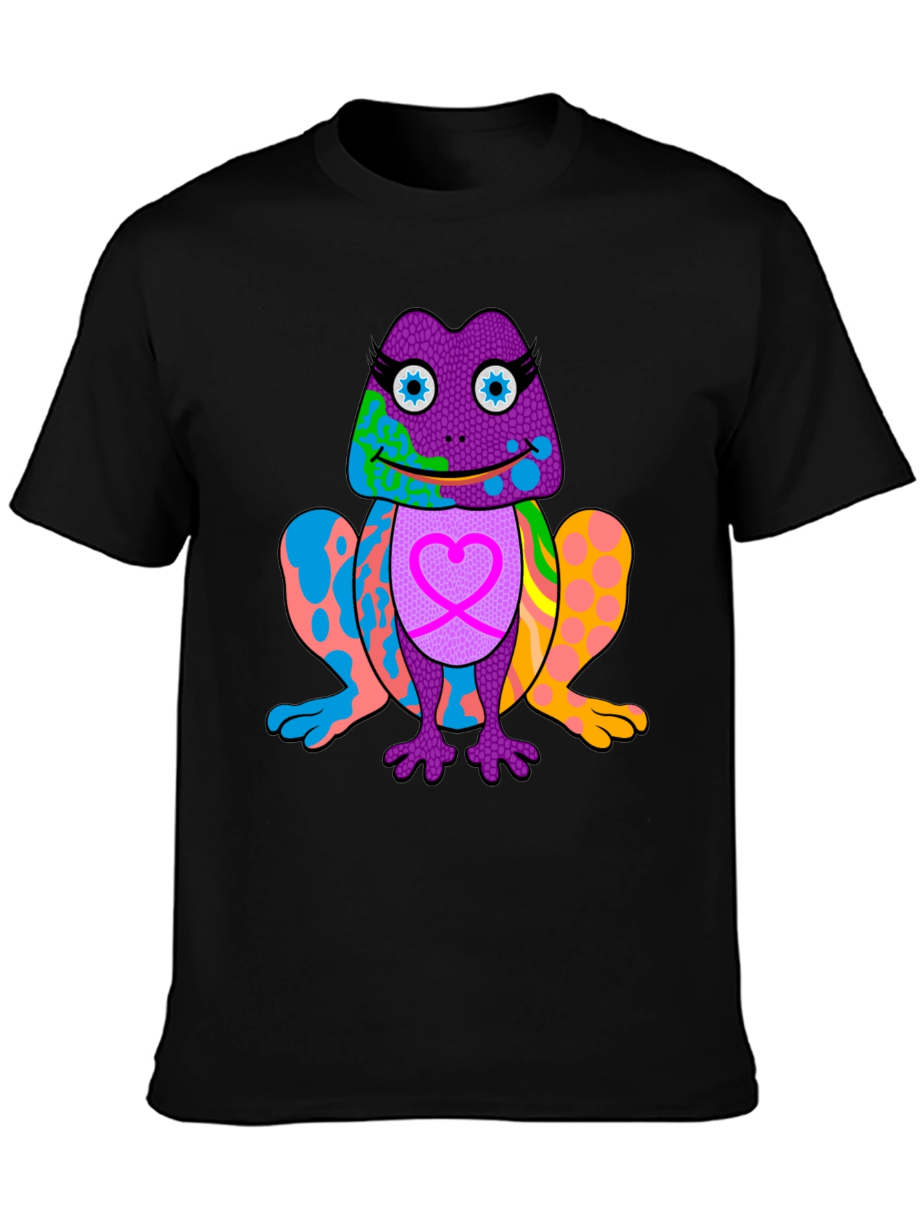 Funky Frog Graphic Tee - Vibrant & Unique Design