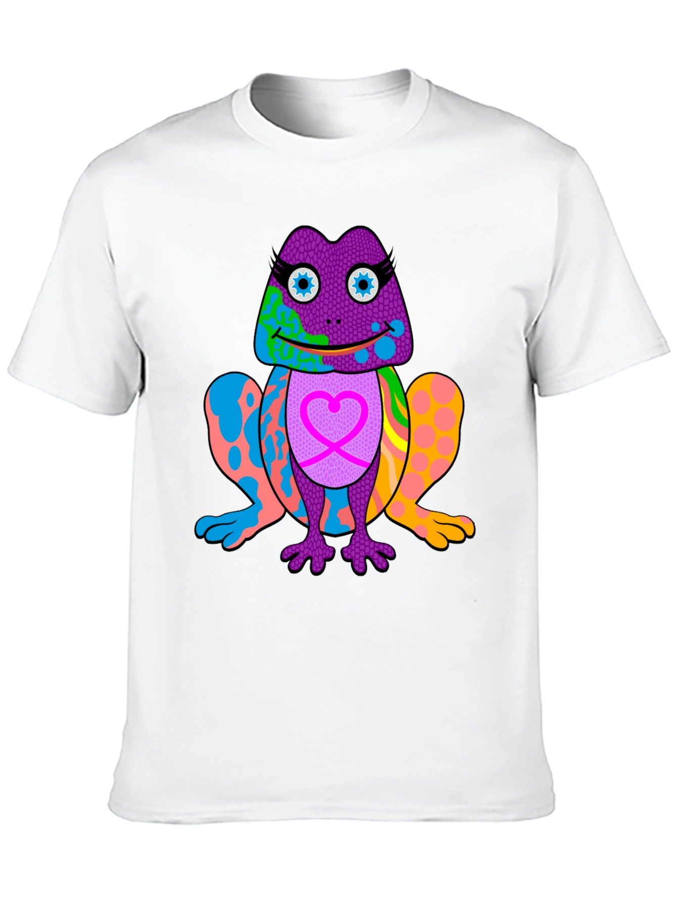 Funky Frog Graphic Tee - Vibrant & Unique Design