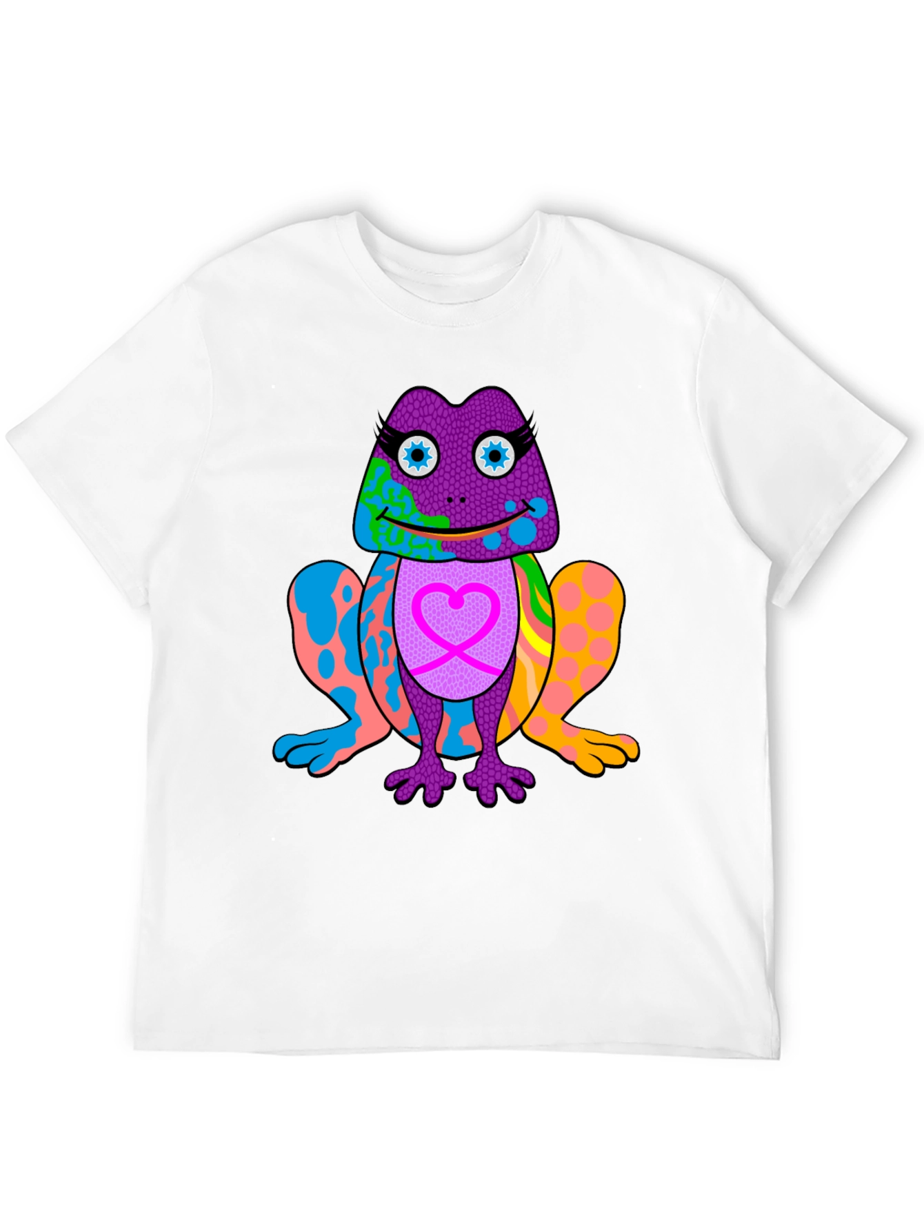 Funky Frog Graphic Tee - Vibrant & Unique Design